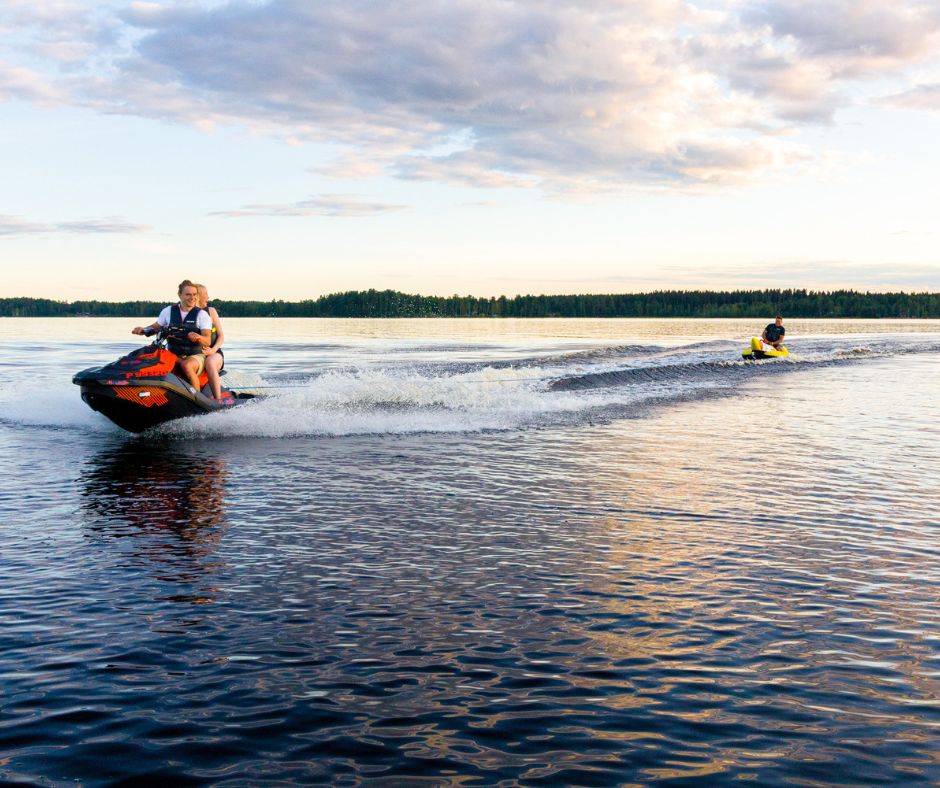 Hauskanpitoa vesijeteillä